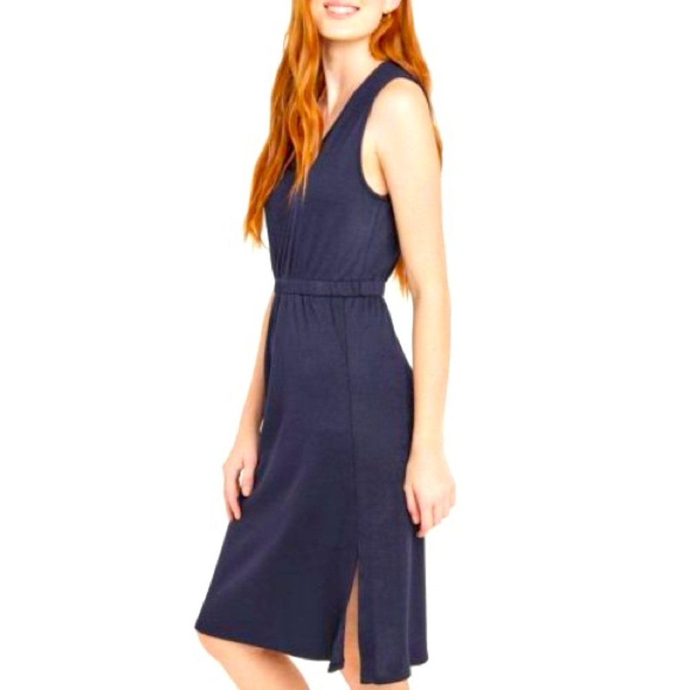 Splendid Hazel Rib Dress - Navy - Size L - Barely Worn